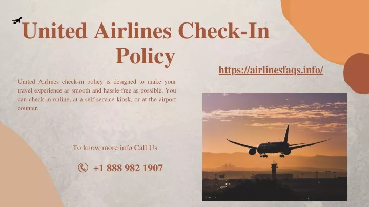 united airlines check in policy