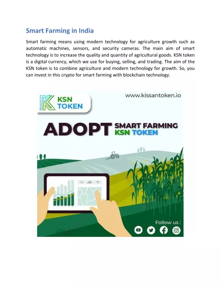 smart farming in india