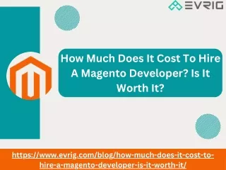 How Much Does It Cost To Hire A Magento Developer? Is It Worth It?