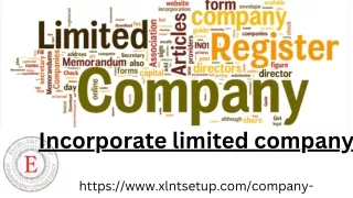 Incorporate limited company