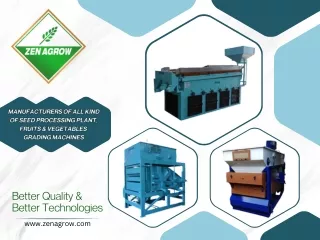 Seed Processing Plant Manufacturer