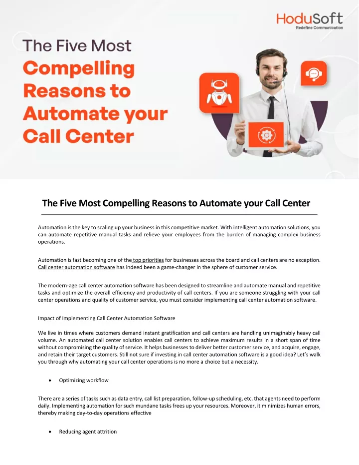 the five most compelling reasons to automate your