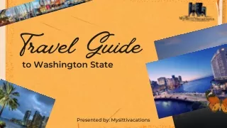 Places to Visit in Washington State | Mysittivacations