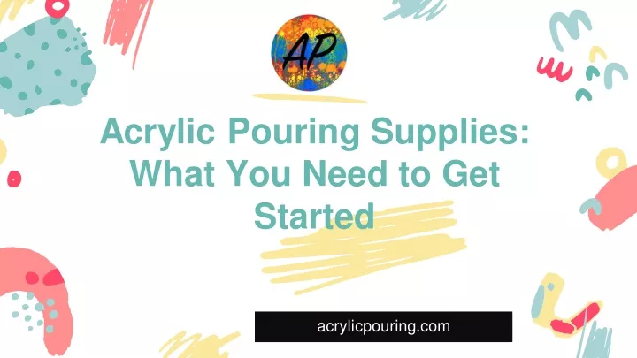 acrylic pouring supplies what you need