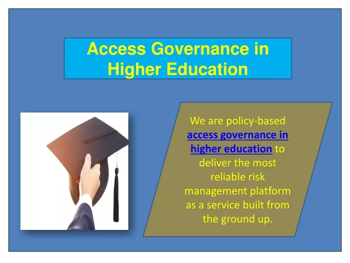 access governance in higher education
