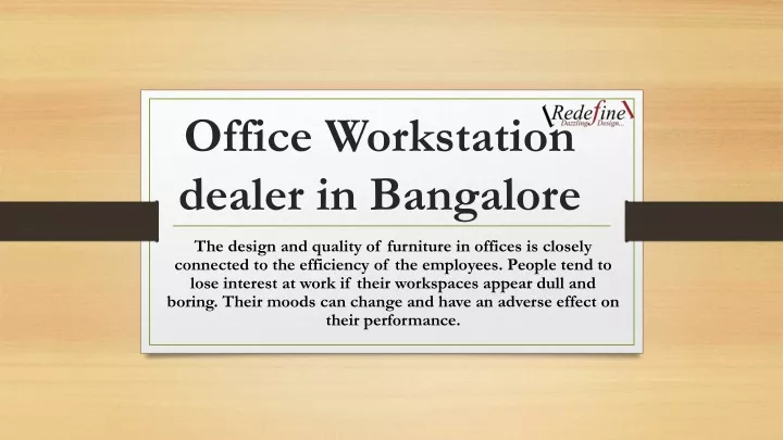 office workstation dealer in bangalore
