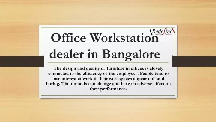 office workstation dealer in bangalore