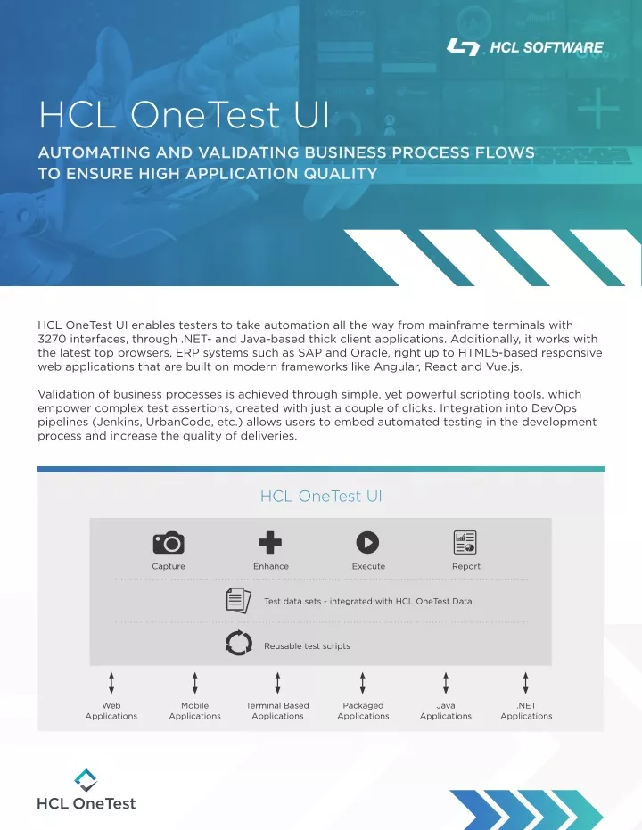 hcl onetest ui automating and validating business