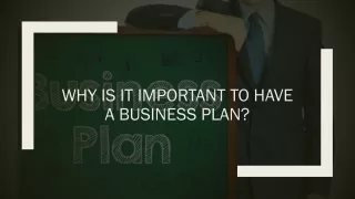 Why Is It Important To Have A Business plan