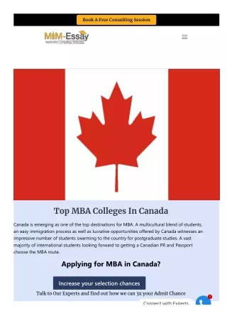 www-mim-essay-com-top-mba-colleges-in-canada-