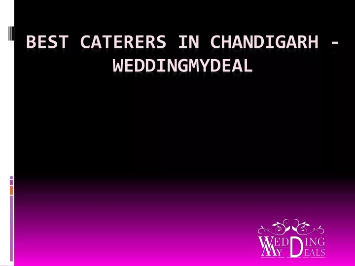 best caterers in chandigarh weddingmydeal