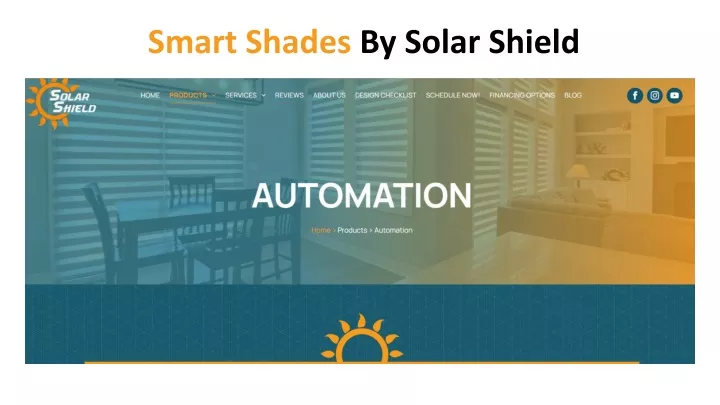 smart shades by solar shield