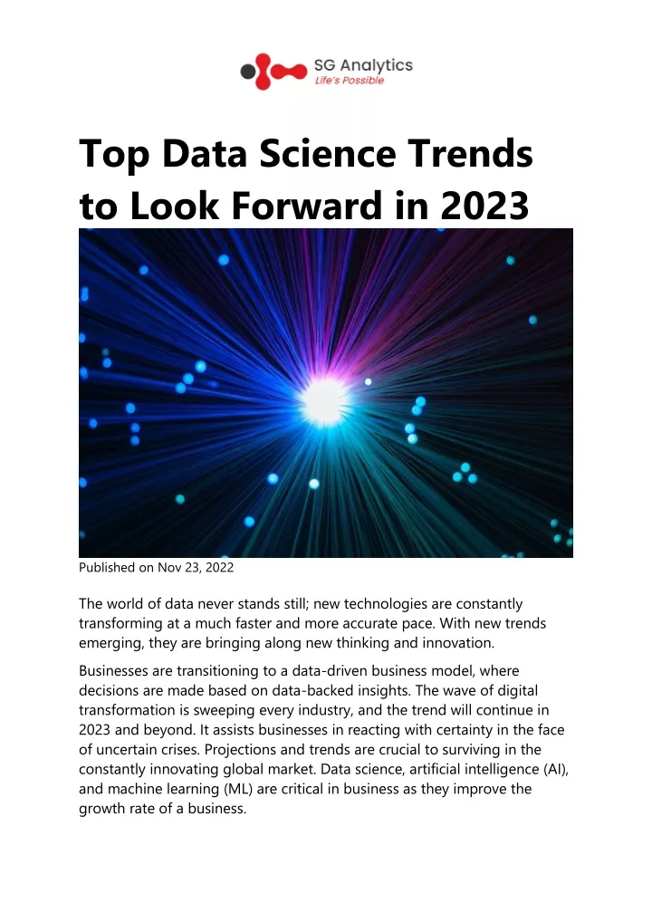 top data science trends to look forward in 2023