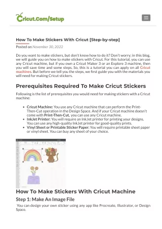 How To Make Stickers With Cricut [Step-by-step]