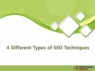 4 Different Types of SEO Techniques