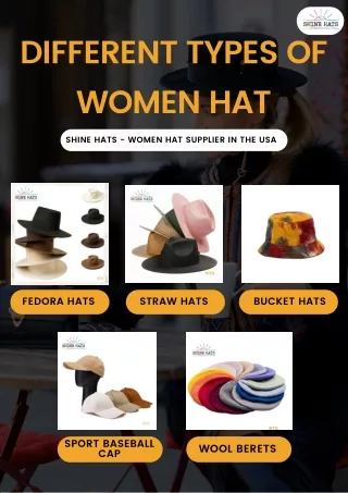 Different Types of Women Hat - Shine Hats