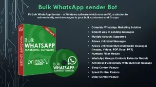 Bulk WhatsApp Marketing Software