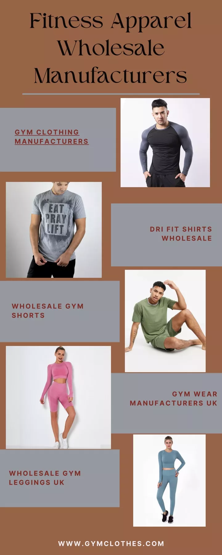 fitness apparel wholesale manufacturers