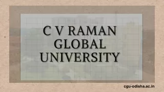 cgu odisha ac in