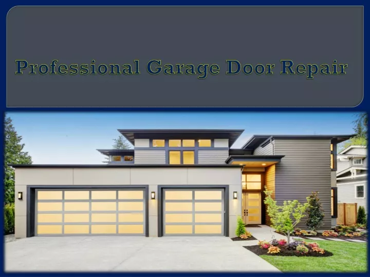 professional garage door repair