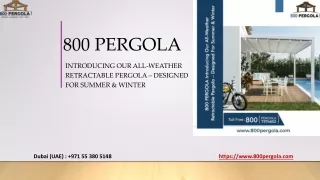 800 pergola