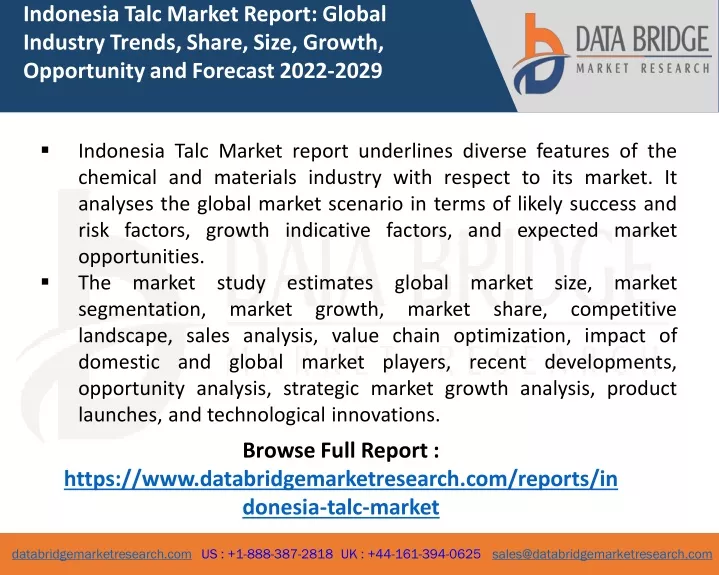 indonesia talc market report global industry