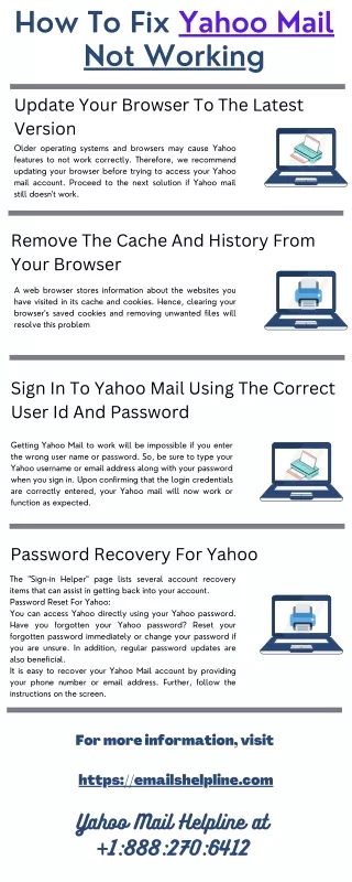 Yahoo Mail Not Working | Get Reliable Solution