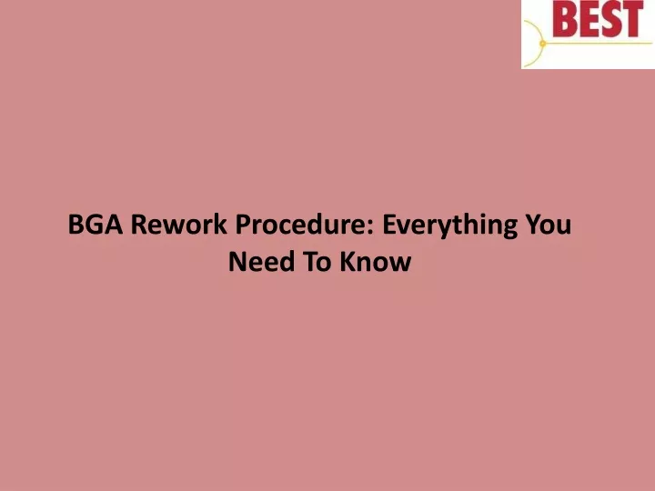 bga rework procedure everything you need to know