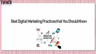 best digital marketing practices that you should know