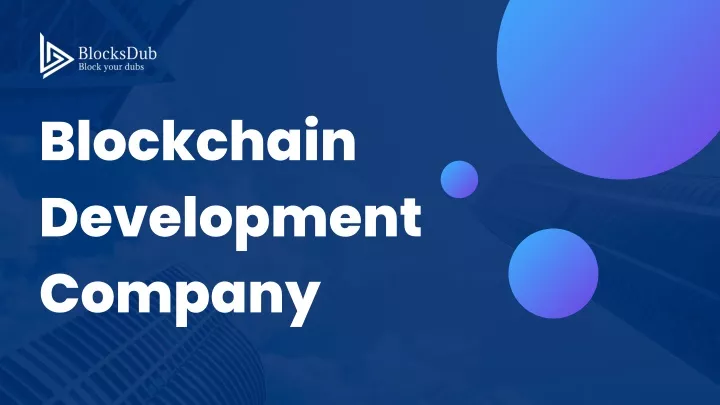 blockchain development company