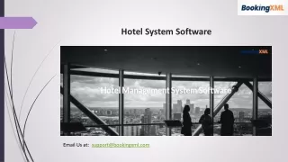 Hotel System Software