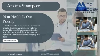 Anxiety Therapy Singapore | Anxiety Counselling in Singapore