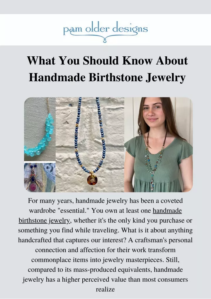 what you should know about handmade birthstone