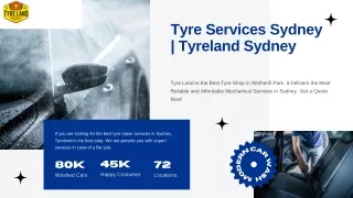 Tyre Services Sydney  Tyreland Sydney