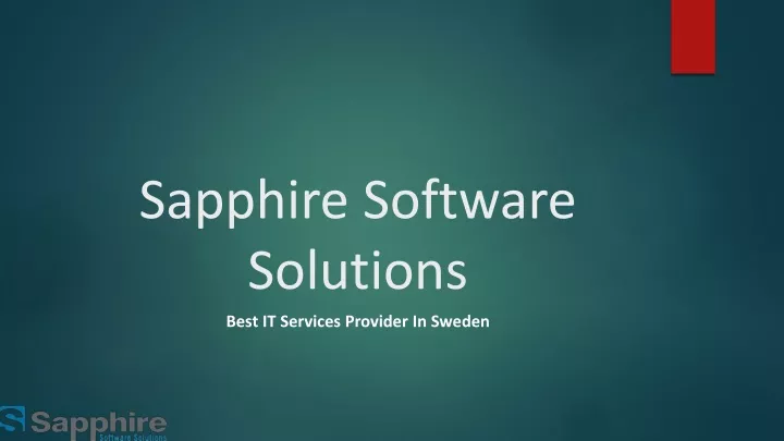 sapphire software solutions