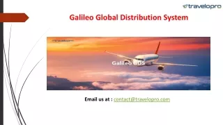 Galileo Global Distribution System