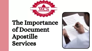 The importance of Document Apostille Services