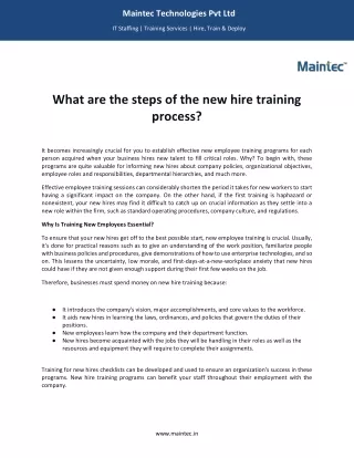 maintec technologies pvt ltd