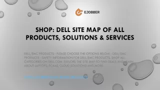 shop dell site map of all products solutions services