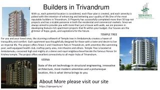 Builders in Trivandrum