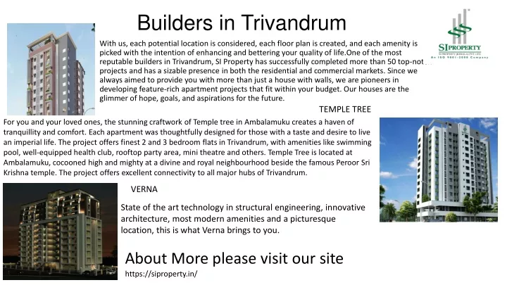builders in trivandrum