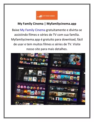 My Family Cinema  Myfamilycinema.app