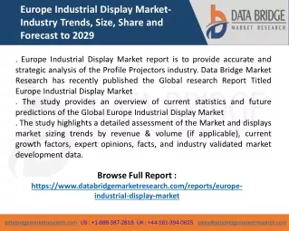 europe industrial display market industry trends