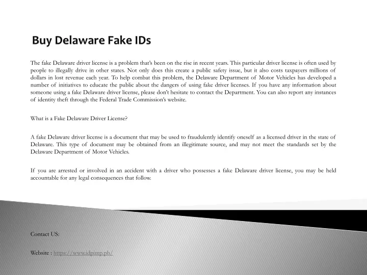 buy delaware fake ids