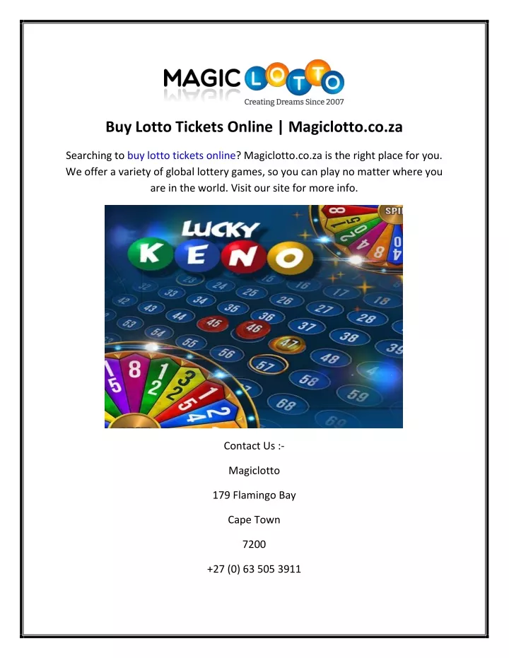 buy lotto tickets online magiclotto co za