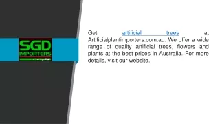 get artificial trees at artificialplantimporters