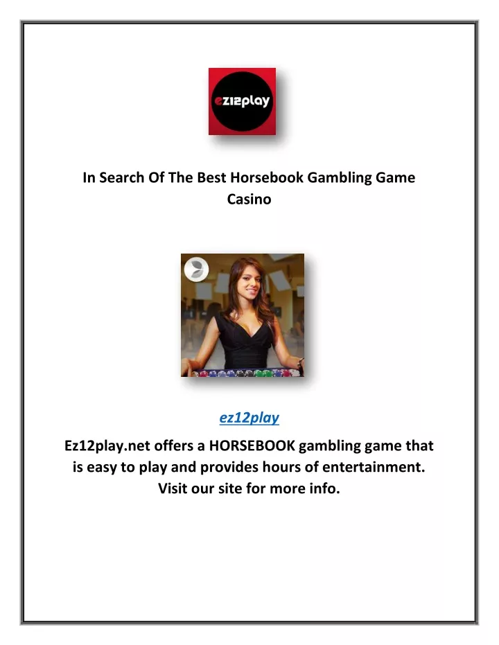 in search of the best horsebook gambling game