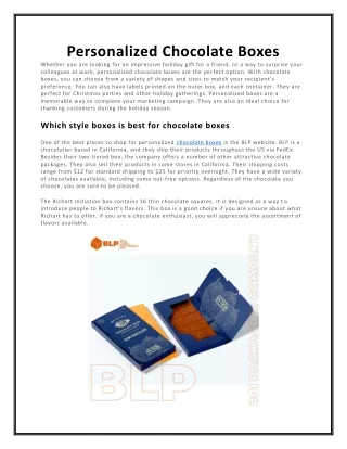 personalized chocolate boxes whether