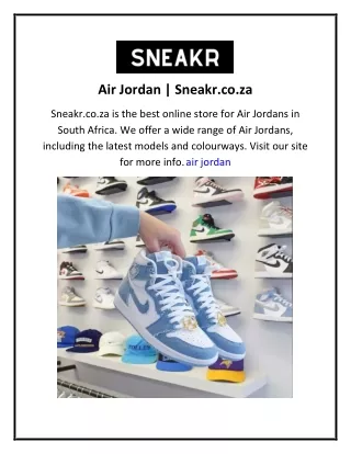 Air Jordan  Sneakr.co.za