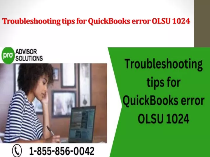 troubleshooting tips for quickbooks error olsu 1024